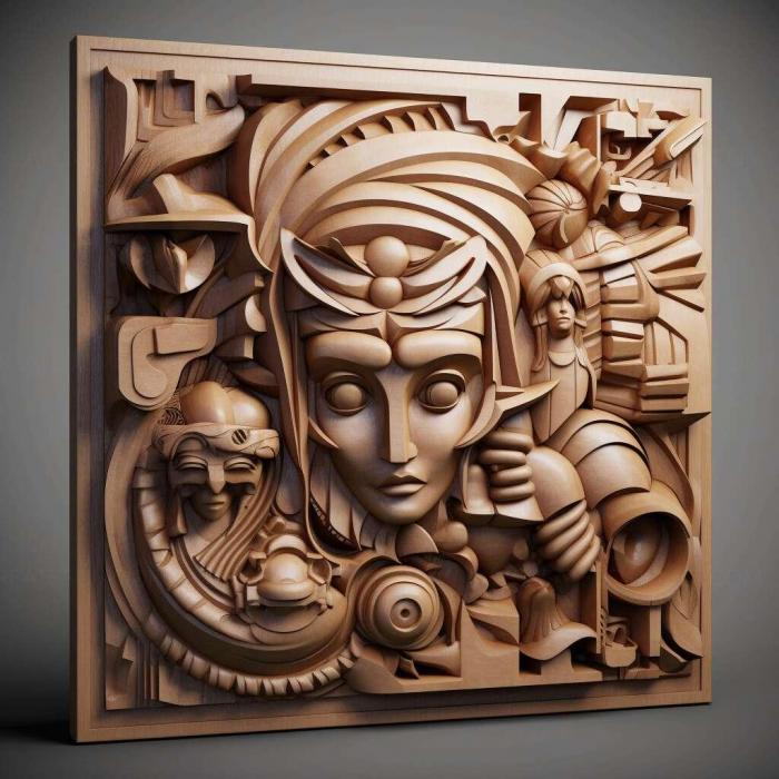 نموذج ثلاثي الأبعاد لآلة CNC 3D Art 